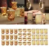 tea light candles glass