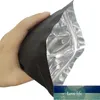HOT 100 Pack Smell Proof Stand-Up Bags - Resealable Mylar Bags Foil Pouch Double-Sided Zipper Closure Bag Matte Black1