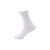 Män casual sport strumpor bomull andlig anti-slip socka för basket fotboll jogging 3 färger hög kvalitet