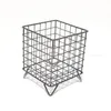 Kitchen Storage & Organization Square Coffee Pod Holder Keeper K Cup Basket Container Metal Iron, Free Standing
