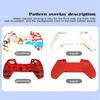 Colorful Controller Cover Camouflage Games Uchwyt Okładki PS5 Silikonowe Przypadki antypoślizgowe Uchwyty Malowanie Chronić Case dla PlayStation 5 Części