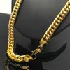 Miami Cuba Men's Chain Store, Hip-hop Jewelry, Gold, Thick Copper, Long and Thick, Wholesale Q0809