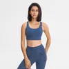 L-002 Buttery-Soft Sports Bra Yoga Outfits kvinnor mode hudv￤nliga toppar sexig korsbandstank klassisk dam underkl￤der fitness v￤st med toppen