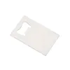 300pcs Polybag Packing Pocket Wallet Size Stainless Steel Credit Card Beer Bottle Opener Can OpenersKitchen Tool DH0975