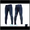 Mens Jeans Fashion Slim Solid Färg Tvättade Streetwear Zipper Pencil Byxor Man Byxor 7IKEJ LJZPH