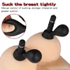 NXY pompe jouets 2 pièces mamelons vibrateur pour femmes mamelon ventouse sein vide Stimulation clitoridienne élargissement sexe Oral 1125