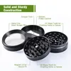 4 Layers Smoking Accessories Grinders Herb Tobacco Spice Crusher 50mm Zinc Alloy Grinder With Scraper Flat Concave 5 Colors Includ4016963