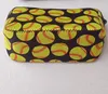 Sac de Maquillage d'impression de Softball en Plein air Sac de Pochette cosmétique de Voyage de Baseball Sacs en néoprène imperméables avec Fermeture à glissière (Jaune, 10,24 * 5,12 3,7 Pouces)