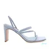 Sandals Toe Sandal Fashion Cool Summer Cross-tied Back Strap Sexy Ladies Slippers Breathable Handmade High Heels Women