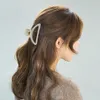 Ice Cream Color Ins Net Red Simple Arc Hollow Sweet Hairdressing Grab Square Grabbing Plate Clip per capelli Accessori per capelli Femmina