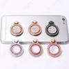 Universal Diamond Bling Metal Finger Ringhållare 360 ​​Degree Mobiltelefon Stativ Bracket för iPhone 12 Samsung S21 Huawei Mate 40 LG Moto