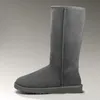 Black WGG Australia Boots Designer de luxo Mulheres chinelos clássicos altos altos bailey bowknotnat couro de inverno no inverno tornozelo feminino meio joelho 36-