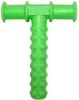 Zielony Knobby Rurka do żucia Dzieci Gryzak dla dzieci Tuxtured Silnik Doustny Narzędzia Autyzm Sensory Therapy Toys Tool 211106
