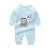 2022 lente zomer peuter romper baby baby jongen ontwerpers kleding pasgeboren jumpsuit lange mouw katoen pyjama 0-24 maanden meisjes pyjama's
