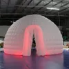 5mD Inflatable Igloo Dome Tent with Air Blower(White, one Doors) Structure Workshop for Event Party Wedding Exhibition Business Congress