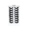 8 Pairs 3D Faux Mink Eyelash Dramatic False Eyelashes Fluffy Lash Extension Long Thick Handmade Reusable Soft Lashes