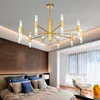 Pendant Lamps Nordic Led Chandelier Black Gold Luminaire Suspension Lighting For Living Room Bedroom Decor Hanging LampPendant