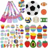 Finger Toy Tryck på Fidget Färgglada Jul Halloween Pencil Bag Mynt Purse Bubble Fingertip För Barn Gåvor Dekompression Sensory Leksaker