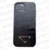 Mode telefoonhoesjes voor iPhone 15 Pro Max Case I 14 13 12 Promax 11 XR XS XSMAX Luxe PU Leatherl Snake Textuur Branden