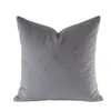 Accueil luxe noir gris blanc argent velours housse de coussin taie d'oreiller bois taie d'oreiller 210401