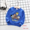 Spadek Baby Boys Designer Bluzy Moda Dzieci Cartoon Wzór Z Długim Rękawem Bluzy Dzieci Z Kapturem Casual Topy Znosić S1204