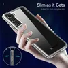 Wholesale altos casos de telefone duro transparente TPU + PC para Samsung Galaxy S21 FE Anti-choque anti-riscos