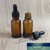 10pcs 5ml/10ml/15ml/20ml/30ml/50ml Empty Amber Dropper Bottles Glass Essential Oil Liquid Aromatherapy Pipette Perfume Container