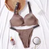 Ensemble sexy 2021 Souet de soutien-gorge sans couture pour femmes sous-vêtements Push Up Lingerie Set Wire Free Bra and Panty Set confort