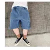 Детские брюки мальчики летние повседневные легкие все-точкие джинсы пятисточных джинсов P4227 210622
