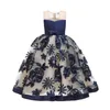 Girl's Dresses Summer Kids Princess Girls Dress Flower For Girl Vintage Wedding Party Formal Ball Gown Children's Costume