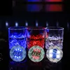 CRESTECH LED Coasters Lighting 6 LEDs 3M Stickers Bottle Light Flashing lights For Christmas Xmas Nightclub Bar Party Vase Decoration Holiday Other