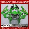 Kawasaki Ninja ZX-750 ZX7R ZX750 ZX 7 R 96 97 98 99 2000 2001 2002 2003 28 HC.11 ZX 7R ZX 750 Green Factory Blk ZX-7R 1996 1997 1998 1999 00 01 02 02 03 OEMフェアリング