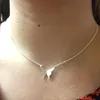 Collane con ciondolo Delicato ciondolo a forma di farfalla per le donne Gioielli con animali Collana a catena in acciaio inossidabile Girocollo Regali per bambini Bijoux Femme Bff