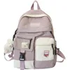 College Student Frauen Harajuku niedlichen Buch Rucksack Nylon trendige Mode Schultasche