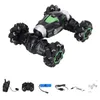 JJRC Q78 1:14 2.4g 4WD Stunt RC Auto Gesture Induzione Twisting Off-Road Light Music Drift ad alta velocità Arrampicata del veicolo