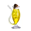 Wine Whiskey Glass Cup Canine Base Transparent Heat Resistant Juice Milk Tea Cups Cocktail Drinking Glasses