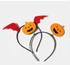 Halloween NEW Headdress Headband Funny Hair Hoop Little Devil Ear Wing Jewelry Horn Hairband Cute Hairpin Pumpkin Internet Celebrity Head Ornament Female