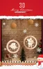 Christmas Decorations Creative 3D suction cup hanging lights room decoration modelling bedroom window Xmas festival lights