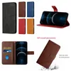 Lederen portefeuillevallen voor LG Stylo 7 4G 6 V60 5G K61 G9 K52 K42 K62 K22 Q92 K92 Mannen Geometrische Verticale Lijn Fashion Flip Card Magnetische Houder Flip Phone Cover Business Pouch