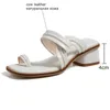 AllBitefo Mode Zachte Lederen Strand Sandalen Dames Hakken Schoenen Zomer Dames Slippers Outdoor Straat Meisjes Slippers 210611