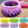 1PC Hand-knit Woven Thread Thick Basket Blanket Carpets Yarn Cozy Cotton Wool Knitting Braided DIY Crochet Fancy soft Cloth Yarn Y211129