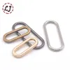 20 stks / partij zilvergoud brons 20mm 25mm 30mm verbinding ovale ring legering metalen schoenen tassen kledingstuk gespen DIY accessoire naaien