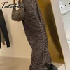Kvinnors Zebra Print Drawstring Sweatpants Loose Wide Leg High Waisted Byxor för Kvinnor Casual Jogger Trousers Streetwear 210514