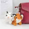 Tiger carino tigre piccolo ciondolo peluche catene tasti di tasti di peli