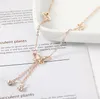 Borboleta quente borboleta única broca tassel anklets para meninas mulheres coreanas acessórios de moda atacado