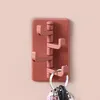 Kitchen Storage & Organization Rotating Adhesive Hook Creative Nordic Bathroom Wall Hole-Free Hanger Key Bag Home Accessories Organizer