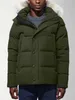 Top Brand Big Wolf Fur Men's Down Parka Winter Jacket Arctic Navy Black Green Red Outdoor Hoodies Doudoune Manteau Coats
