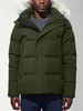 Nome dell'articolo wholesale Top Brand Big Wolf Fur Piumino da uomo Parka Giacca invernale Arctic Navy Nero Verde Rosso Felpe con cappuccio Doudoune Manteau Cappotti