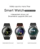 V5 Smart Watch Bluetooth 3.0 Smartwatch wireless SIM Orologio intelligente per telefoni cellulari inteligente per cellulari Android con scatola Comodo e pratico