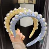 2022 große Perle Wicklung Stirnband Mode Haar Zubehör Weibliche Trend Straße Schuss Haarband Boutique Haar Hoop Kopfbedeckungen Für Frauen Neue